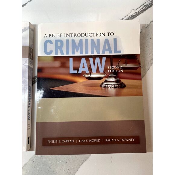A BRIEF INTRODUCTION TO CRIMINAL LAW SECOND EDITION, PAPERBACK - Picture 1 of 9
